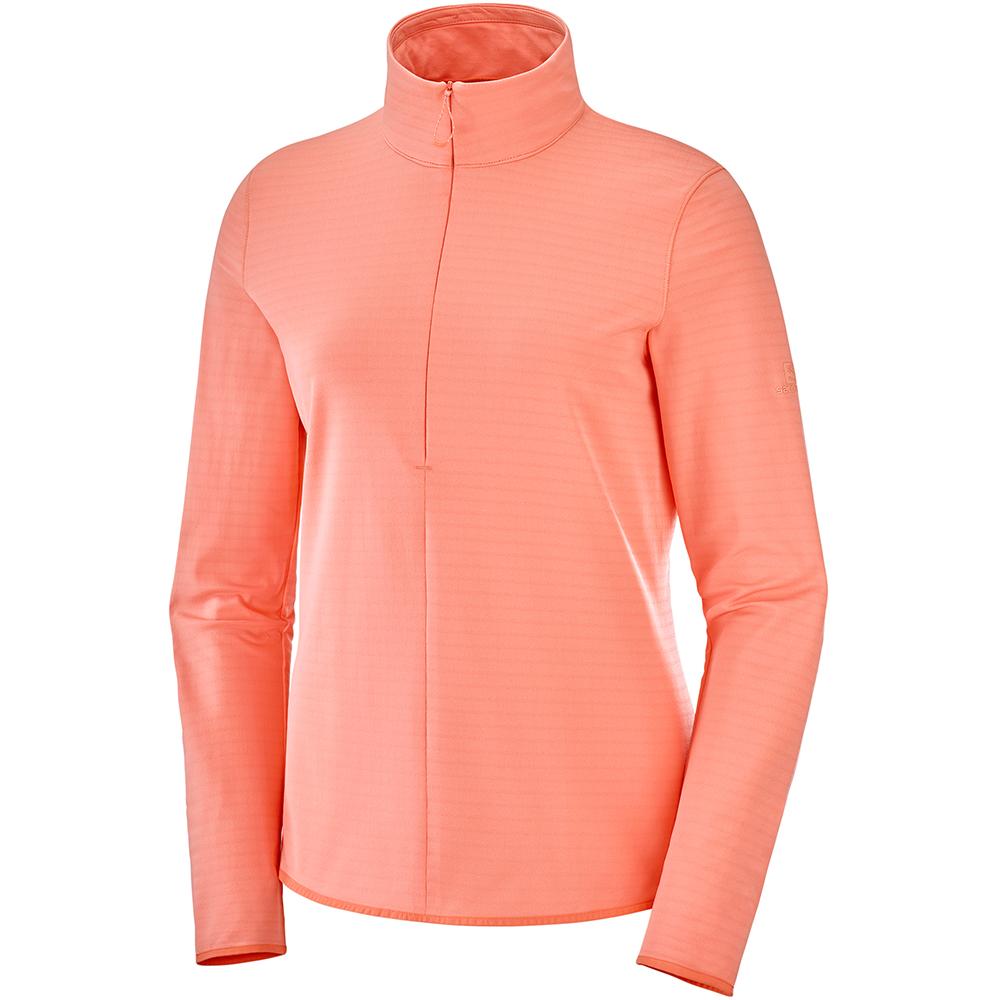 SALOMON OUTRACK HZ W Philippines - Women's Midlayers - Coral | 960821-VYB